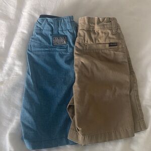 Volcom Boys Blue and Brown Everyday Shorts Set